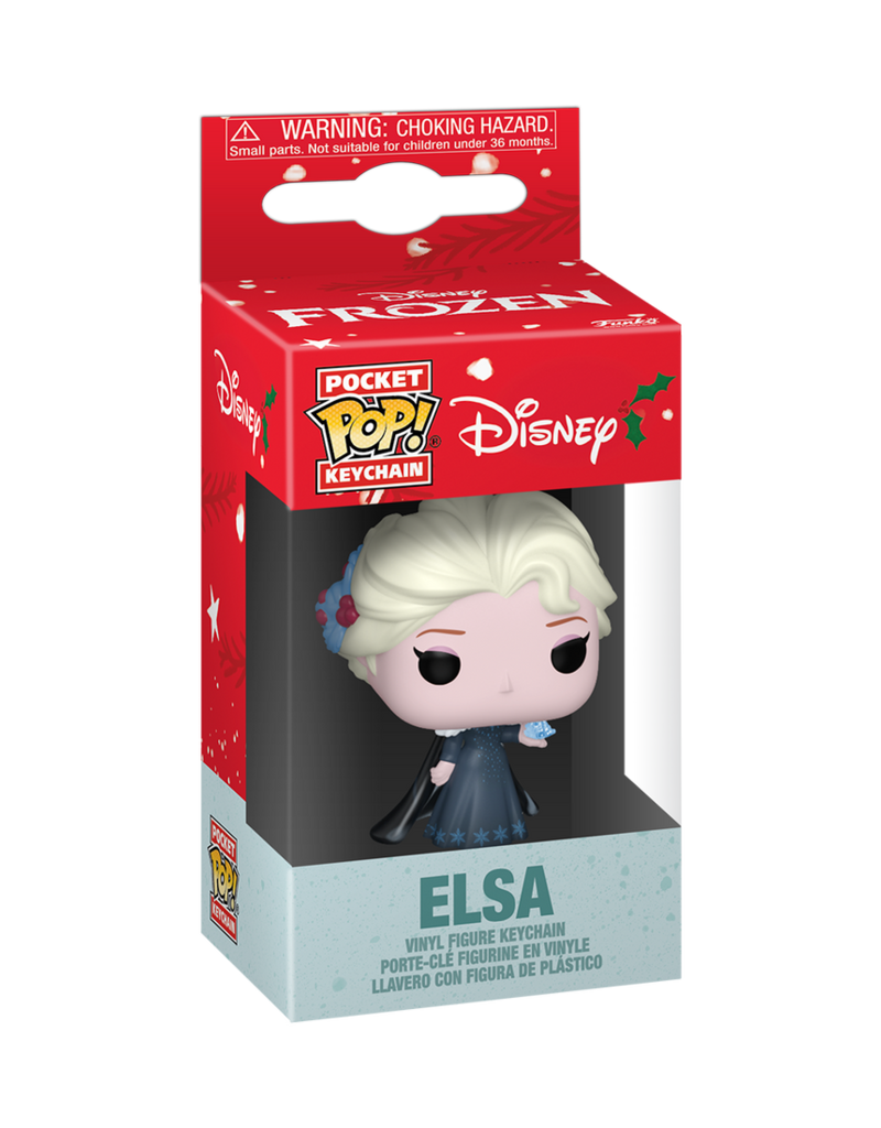 Funko Pocket Pop! Keychain Disney - Elsa Holiday