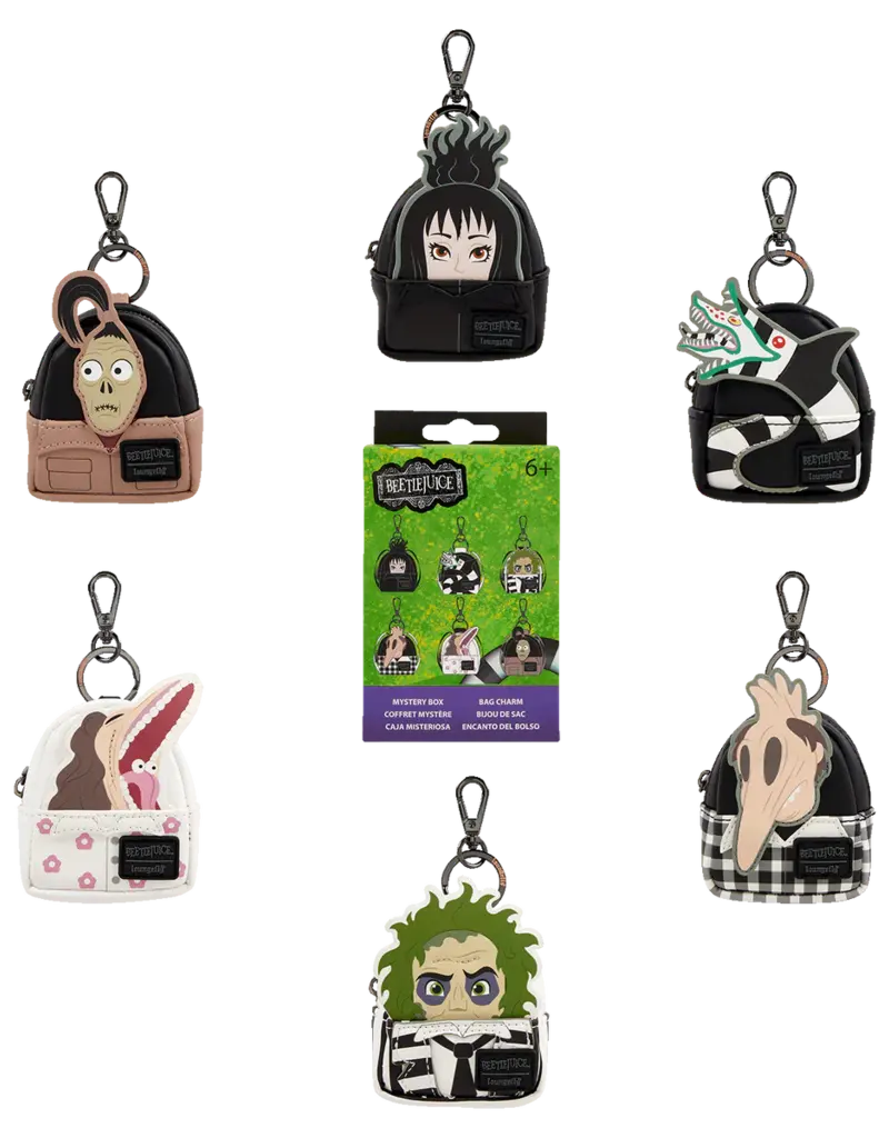 Loungefly Beetlejuice - Bag Charm Mystery Box