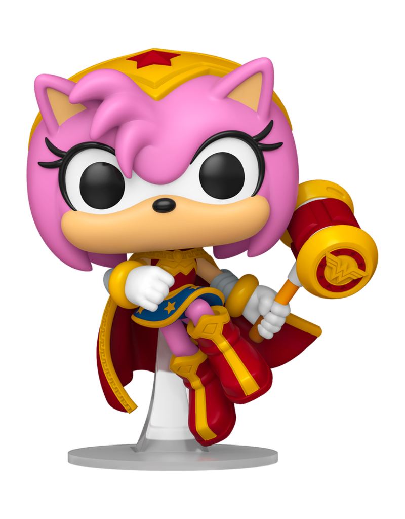 Funko Pop! Dc x Sonic - Amy As Wonder Woman Special Edition
