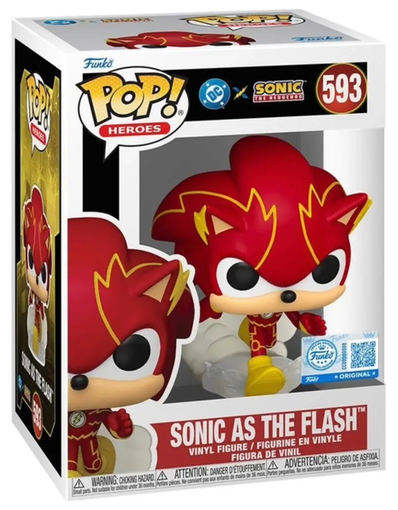 Funko Pop! DC x Sonic - Sonic As The Flash Special Edition
