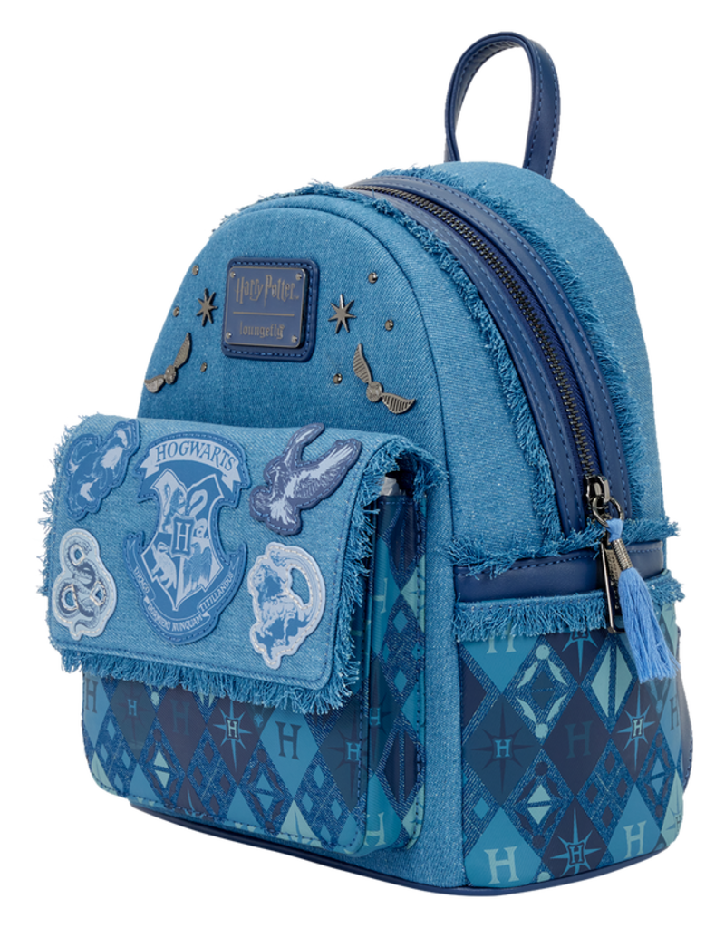 Loungefly Harry Potter - Hogwarts Denim Backpack