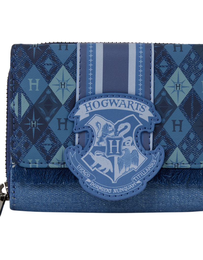 Loungefly Harry Potter - Hogwarts Denim Wallet