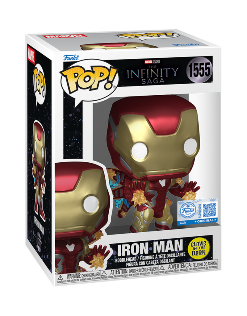 Funko Pop! Marvel - Iron Man - Special Edition Glows in the Dark