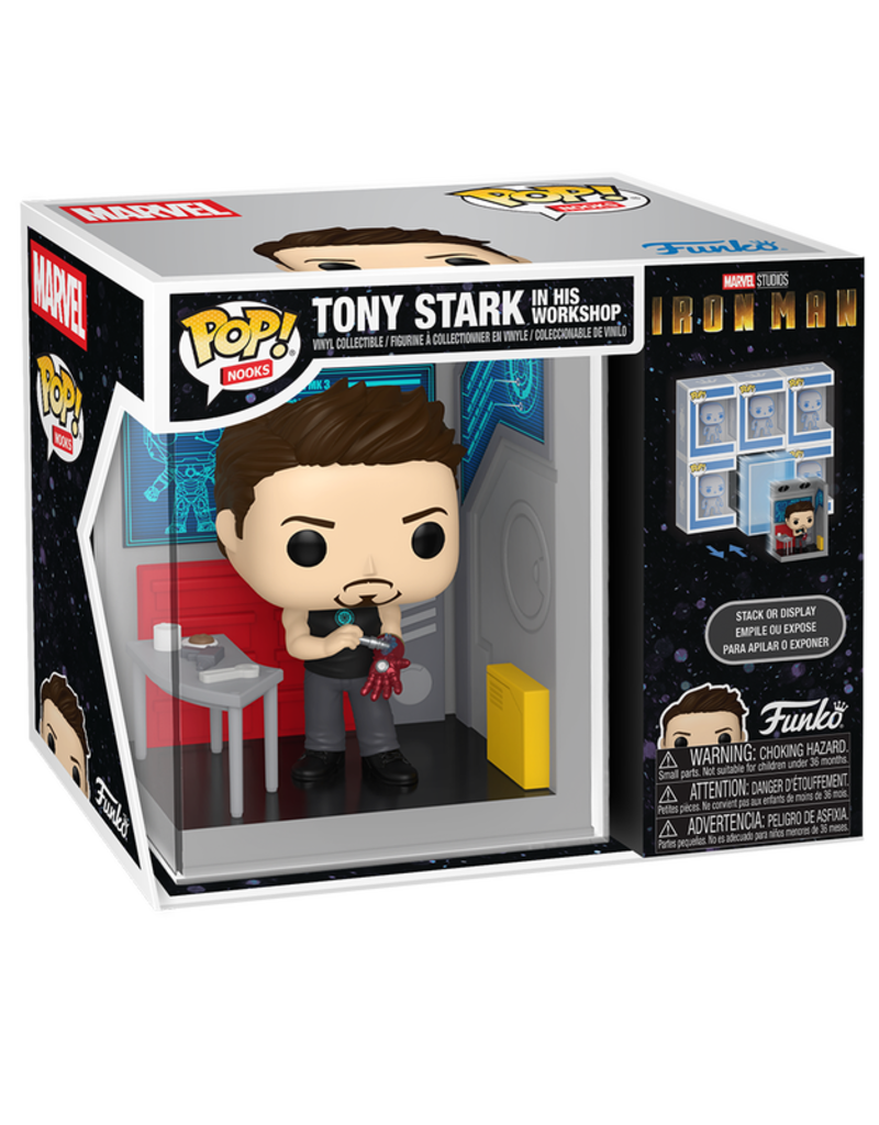 Funko Pop! Nook - Marvel Iron Man - Tony Stark in his Workshop