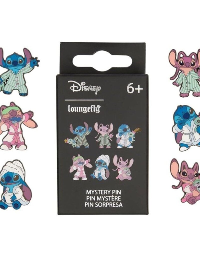 Loungefly Disney - Stitch & Angel in pjs - Blind Box Pin