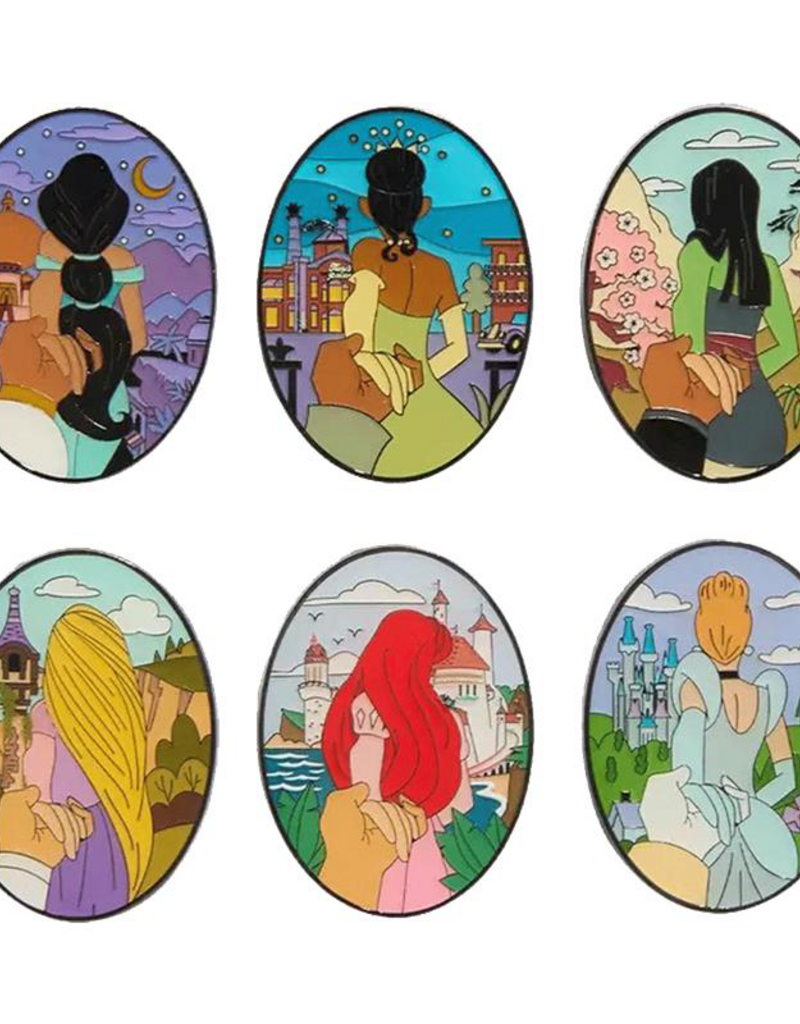 Loungefly Disney - Princess Back Holding Hand - Blind Box Pin
