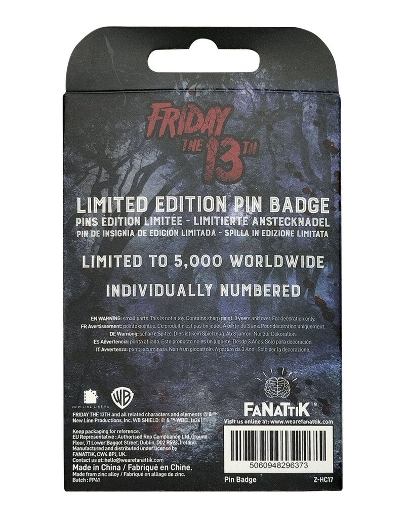 Friday The 13th - Jason Pin Limited to 5000 pcs