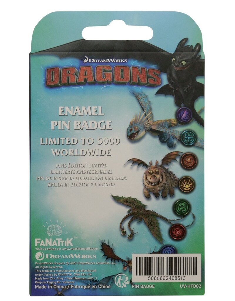 How to train your Dragon Toothless Pin - Limited to 5000 pcs