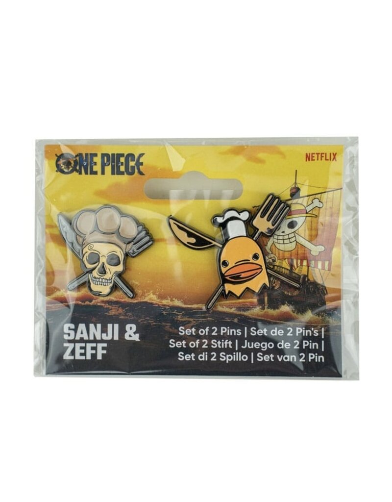 One Piece Sanji & Zeff - Pin 2 Pack