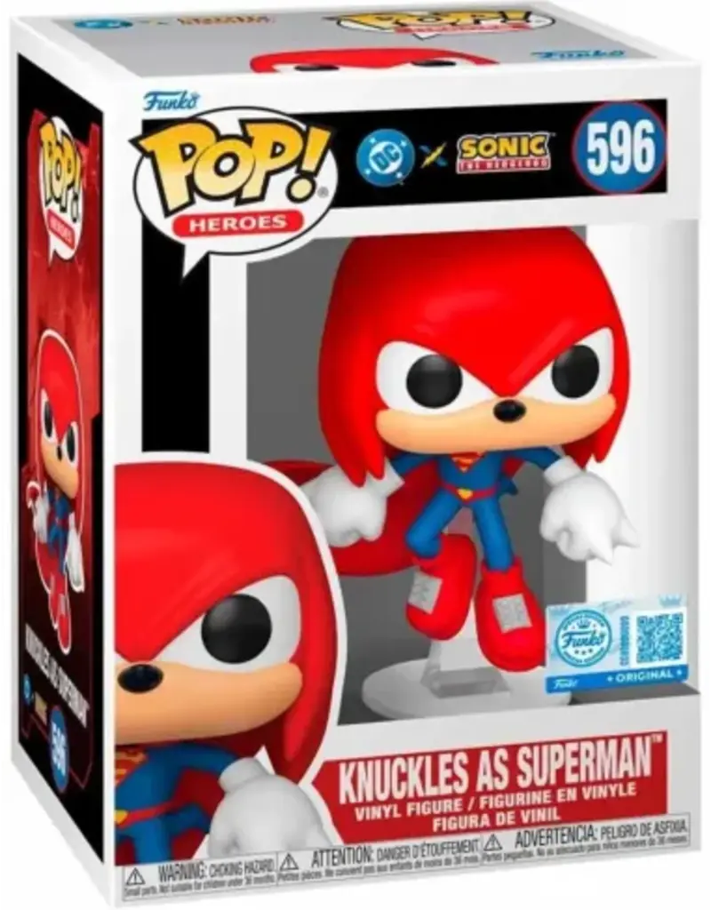 Funko Pop! DC X Sonic - Knuckles as Superman Special Edition