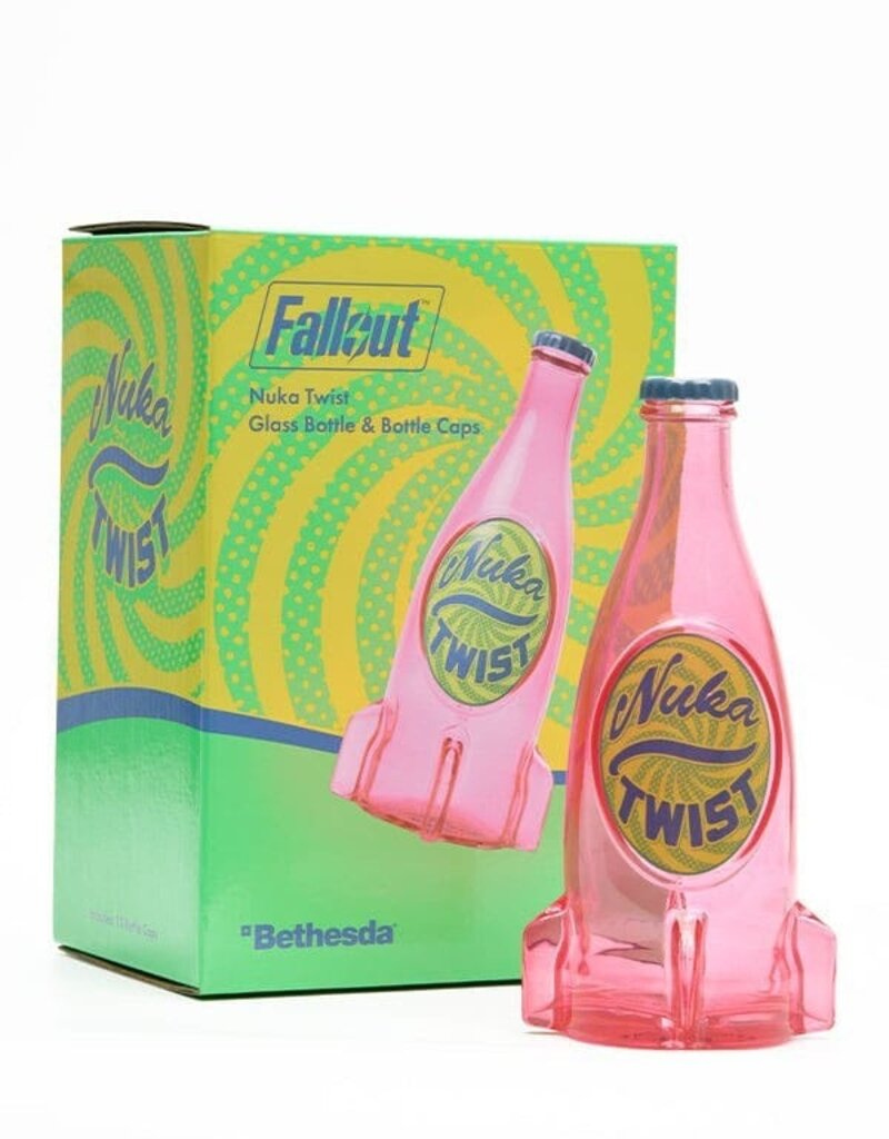 Fallout Nuka Twist - Glass Bottle & Bottle Caps