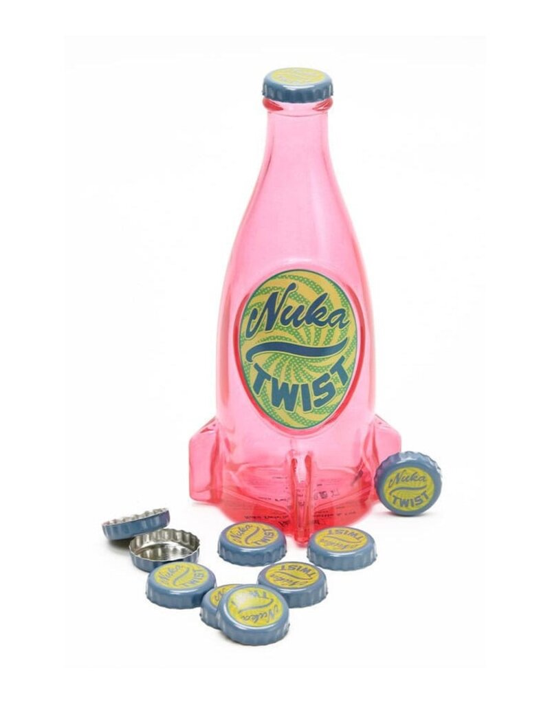 Fallout Nuka Twist - Glass Bottle & Bottle Caps