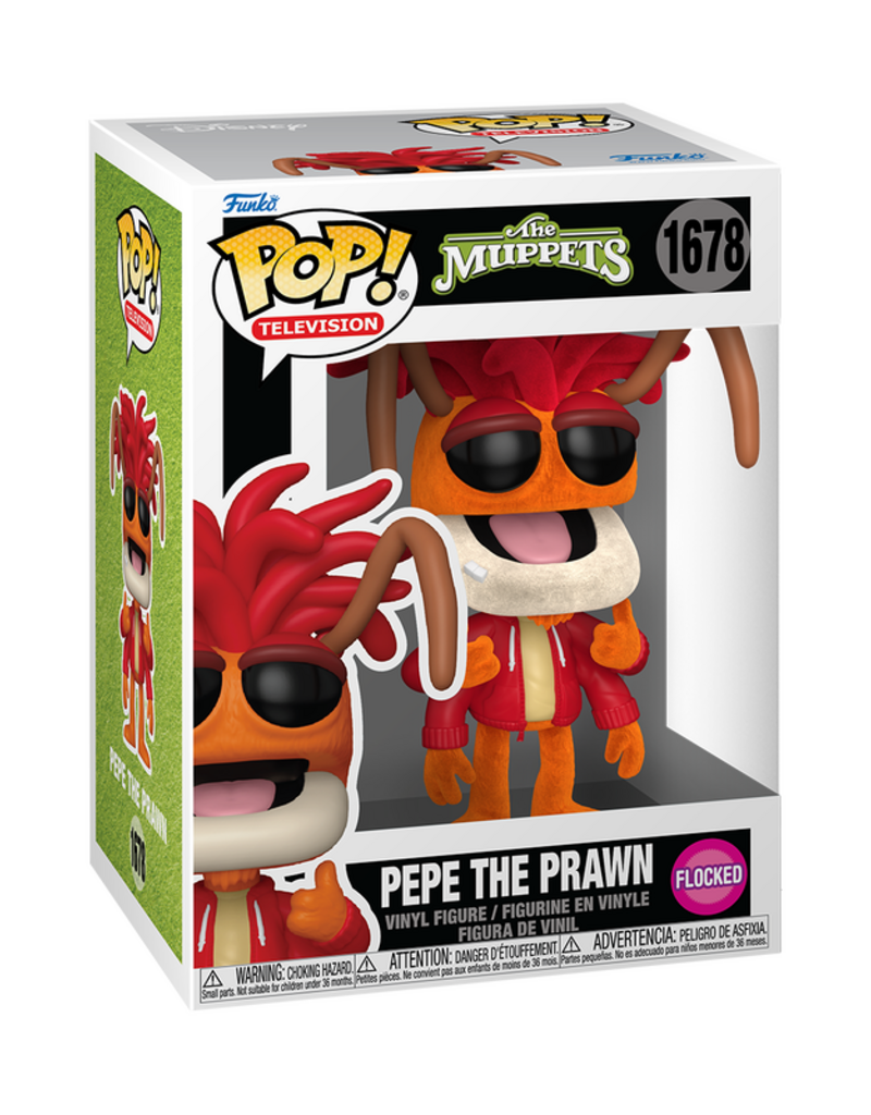 Funko Pop! The Muppets - Pepe The Prawn - Flocked