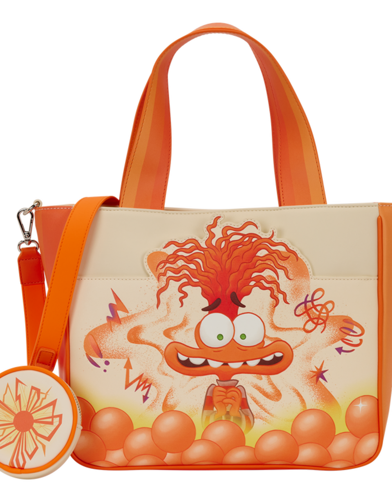 Loungefly Pixar Inside out 2 Tote Crossbody  With Coin Bag