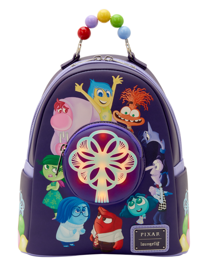 Loungefly Pixar Inside Out 2 Light Up Backpack