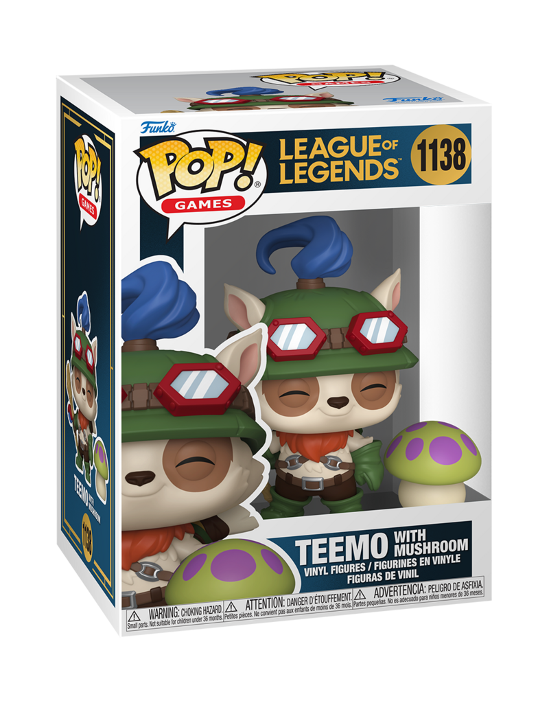 Funko Pop! League of Legends - Teemo with Mushroom