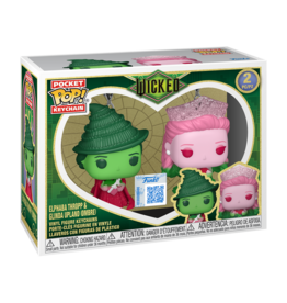 Funko Pocket Pop! Wicked Elphaba & Glinda Keychain 2-Pack