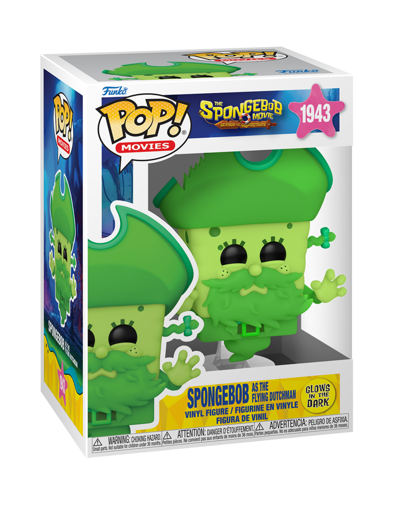 Funko Pop! Spongebob The Movie - Spongebob Squarepants as The Flying Dutchman Glows in the Dark