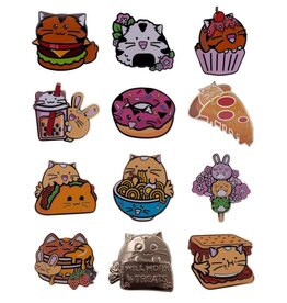 Mystery Pin Badge - Fuzz Balls Junk Food Crew Series