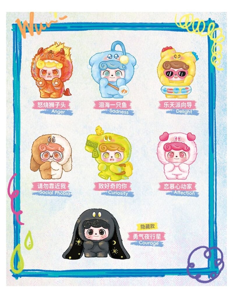 Emotional Hairy Monsters Mystery Box