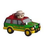 Funko Bitty Pop! Rides - Jurassic Park DR. Alan Grant And Jurassic SUV