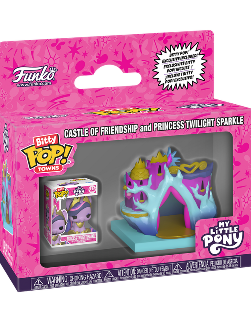 Funko Bitty Pop! Towns my Little Pony - Castle Of Friendship And Princess Twilight Sparkle