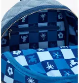 Loungefly Disney - Stitch Denim Quilted Patchwork Backpack EXCLUSIVE