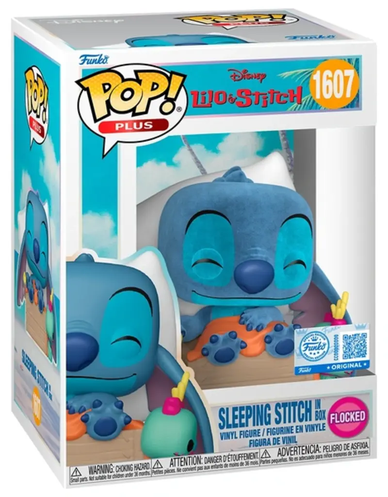 Funko Pop! Plus Disney - Sleeping Stitch in Box - Flocked Special Edition