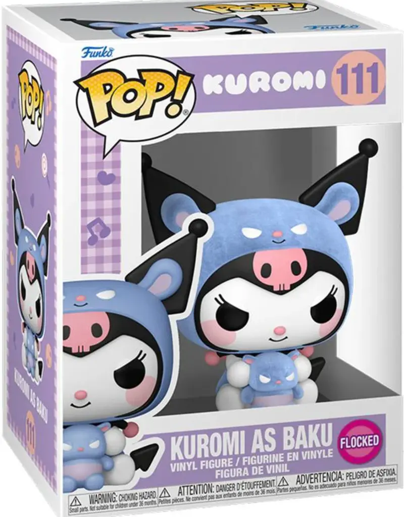 Funko Pop! Sanrio Kuromi as Baku Flocked