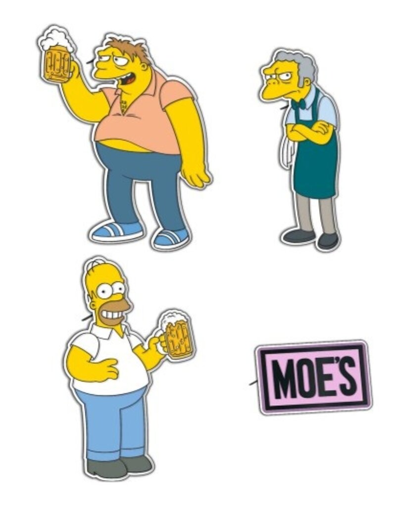 The Simpsons - 4 Pin Set