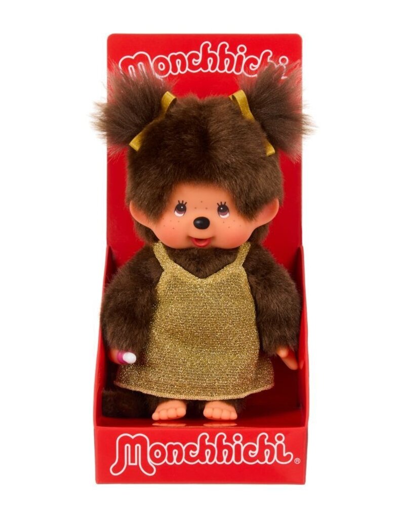 Monchhichi - Gold Glitter Dress 20 cm
