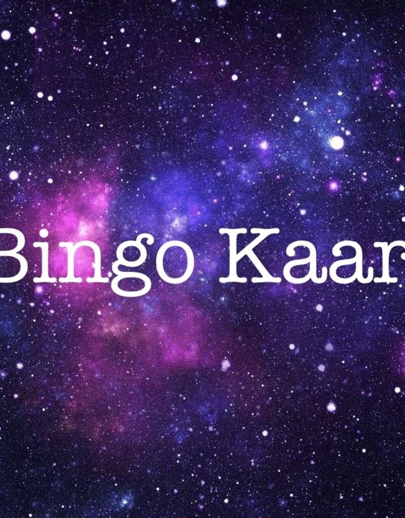 Bingo Kaart Zondag 1 Maart Voor 1 Persoon