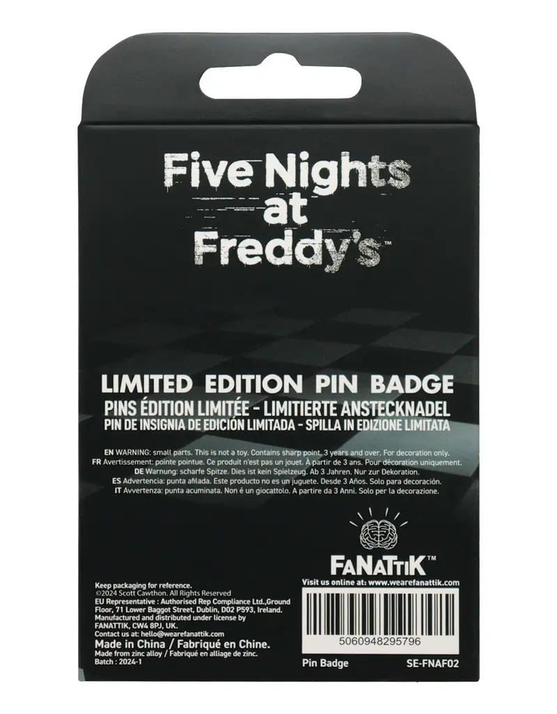 Five Nights at Freddy ‘s - Fazbear Entertainment- Limited Edition Pin