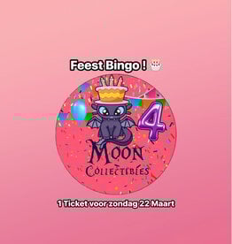 Feest Bingo Ticket voor 1 Persoon Zondag 22 Maart