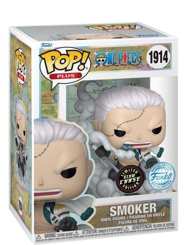 Funko Pop! Plus -  One Piece -  Smoker - Glow CHASE - Special Edition