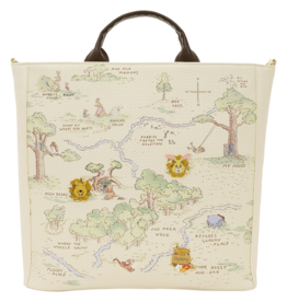 Loungefly Disney - Winnie The Pooh Hundred Acre Wood - Tote Pin Trader Crossbody Bag