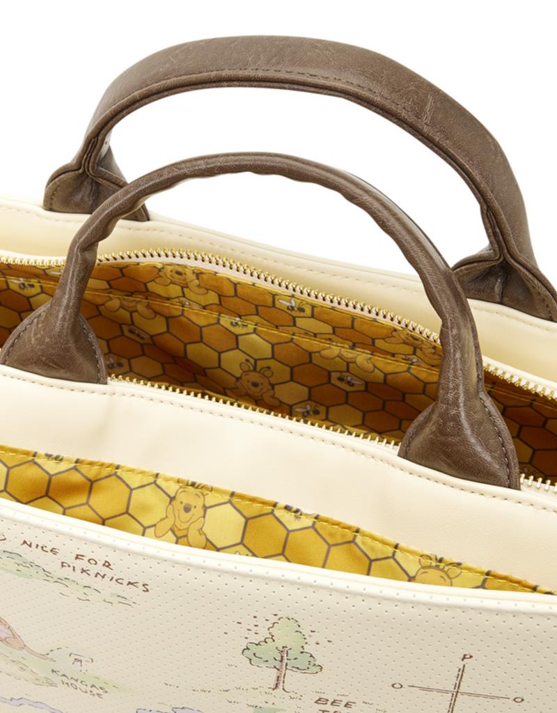 Loungefly Disney - Winnie The Pooh Hundred Acre Wood - Tote Pin Trader Crossbody Bag