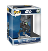 Funko Pop! Star Wars The Mandalorian And Grogu - The Mandalorian With Grogu In Imperial Remnant At-RT