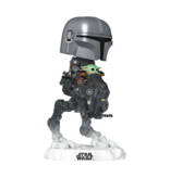 Funko Pop! Star Wars The Mandalorian And Grogu - The Mandalorian With Grogu In Imperial Remnant At-RT