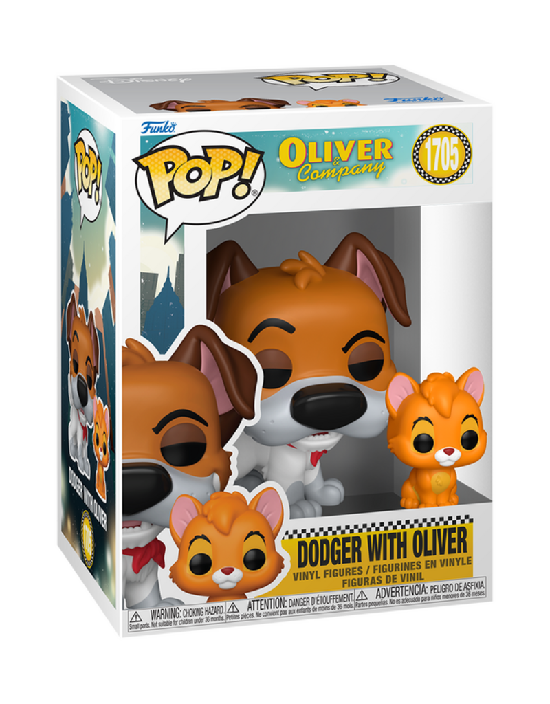 Funko Pop! Oliver & Company - Dodger With Oliver