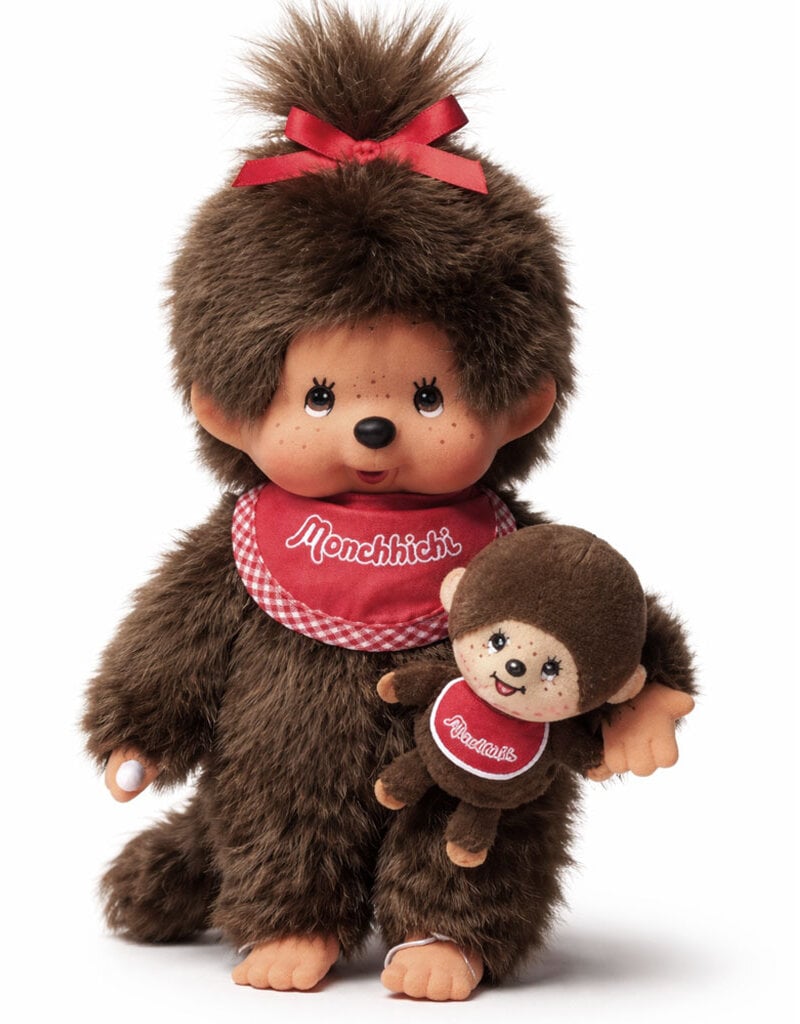 Monchhichi Girl with Plush Monchhichi