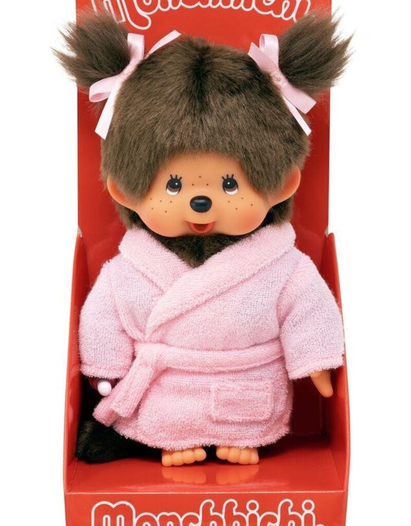 Monchhichi Girl with Bathrobe