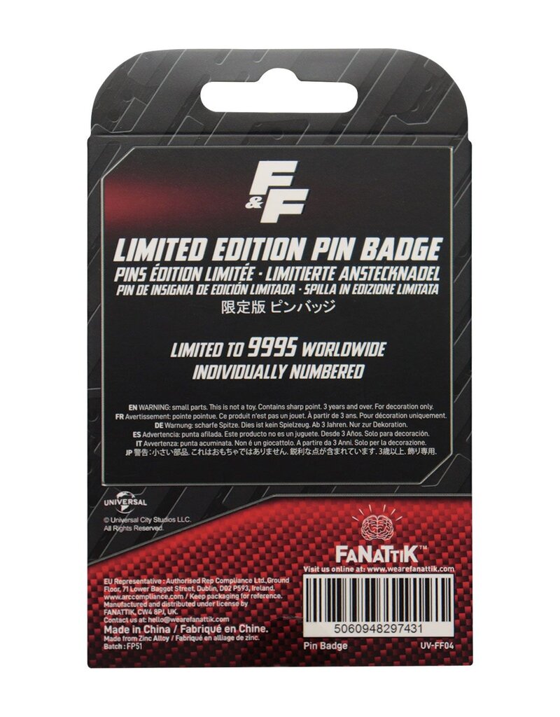 Fast & Furious - Familia Pin LE 9995