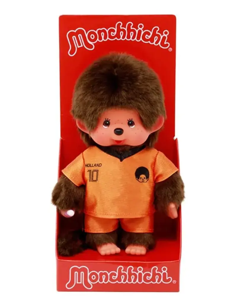 Monchhichi - Dutch Football Orange Shirt Boy