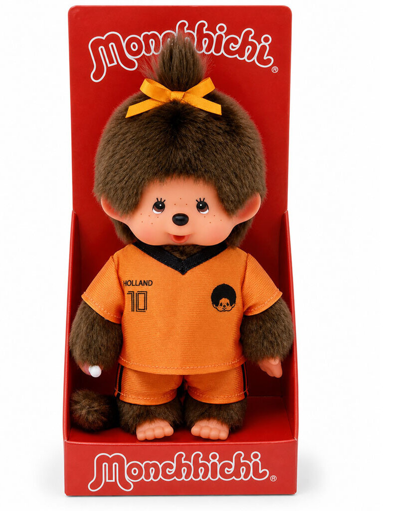 Monchhichi - Dutch Football Orange Shirt Girl