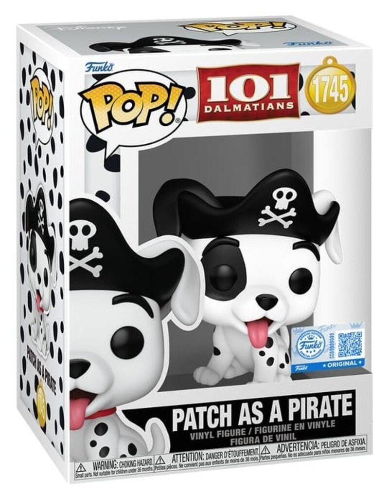 Funko Pop! Disney 101 Dalmatians - Patch as a Pirate Special Edition