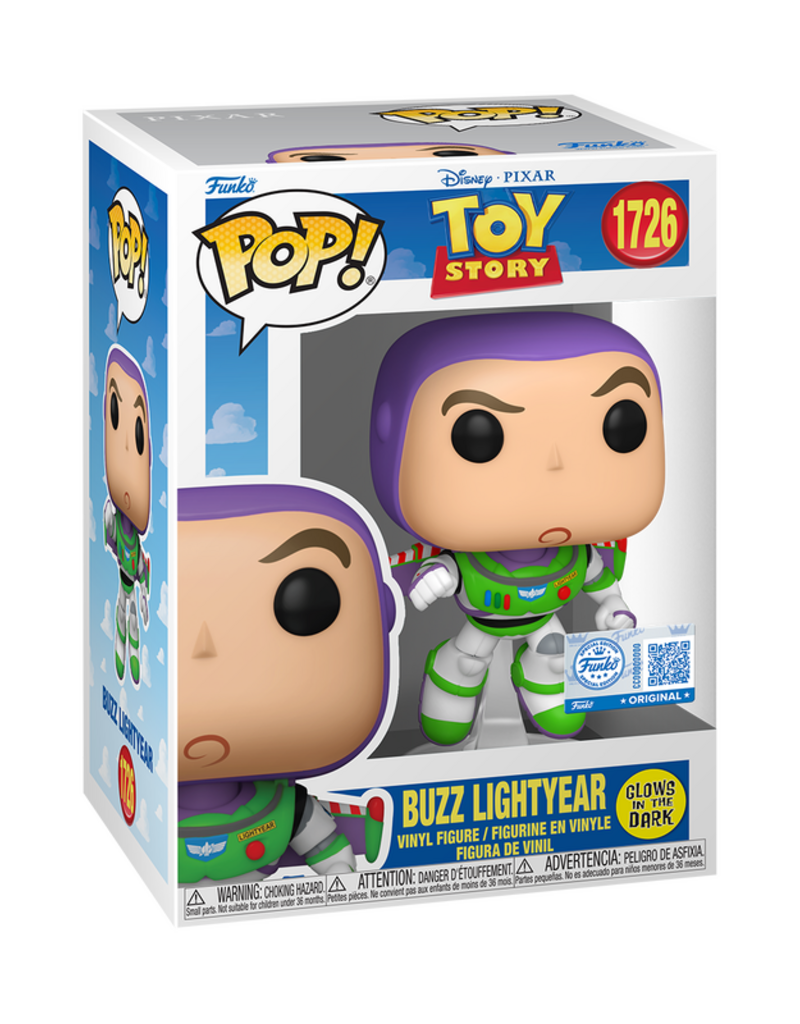 Funko Pop! Disney Pixar Toy Story - Buzz Lightyear Glows In The Dark - Special Edition