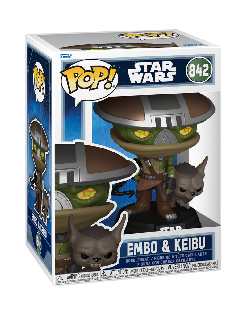 Funko Pop! Star Wars The Mandalorian and Grogu - Embo & Keibu