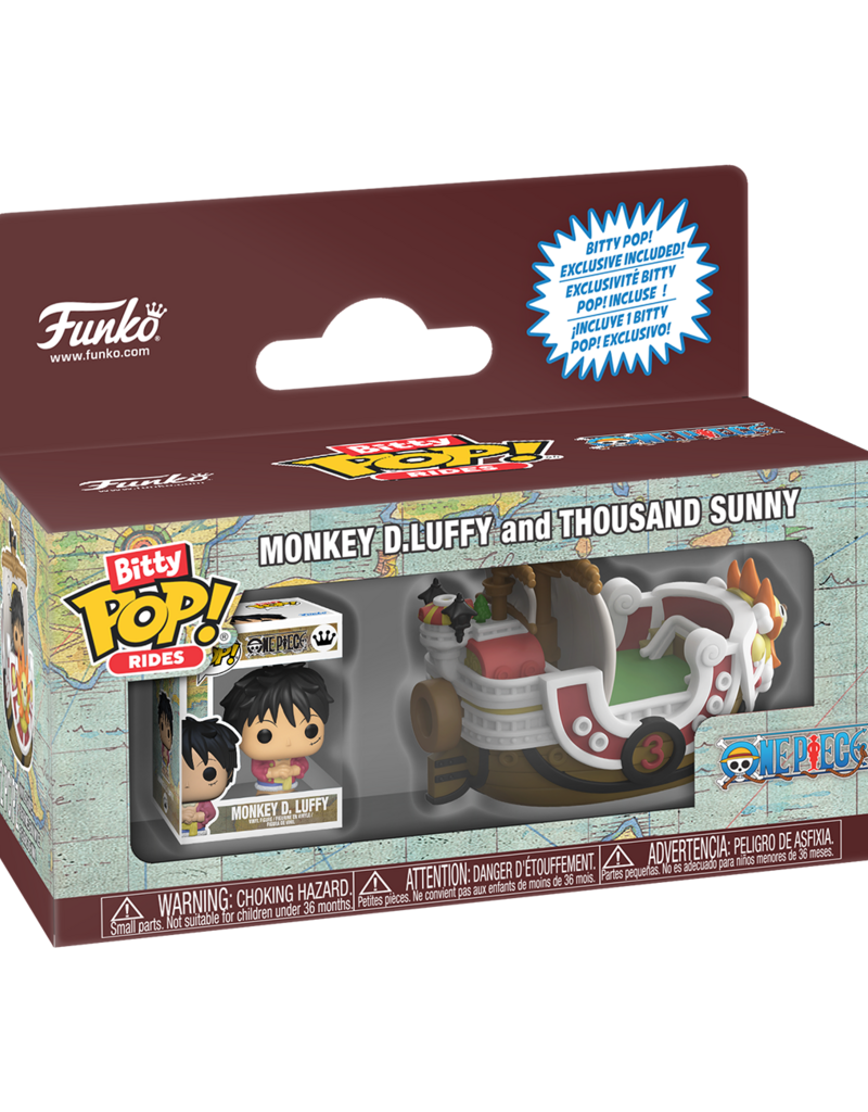 Funko Bitty Pop! Rides - One Piece - Monkey D. Luffy and Thousand Sunny