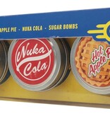 Fallout Vault Dweller’s Scented Candle Set : Hot Apple Pie , Nuka Cola , Sugar Bombs